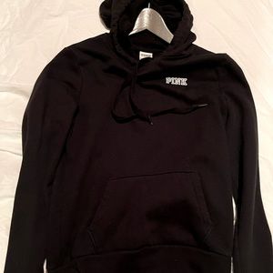 Victoria secret’s pink black hoodie size XS
